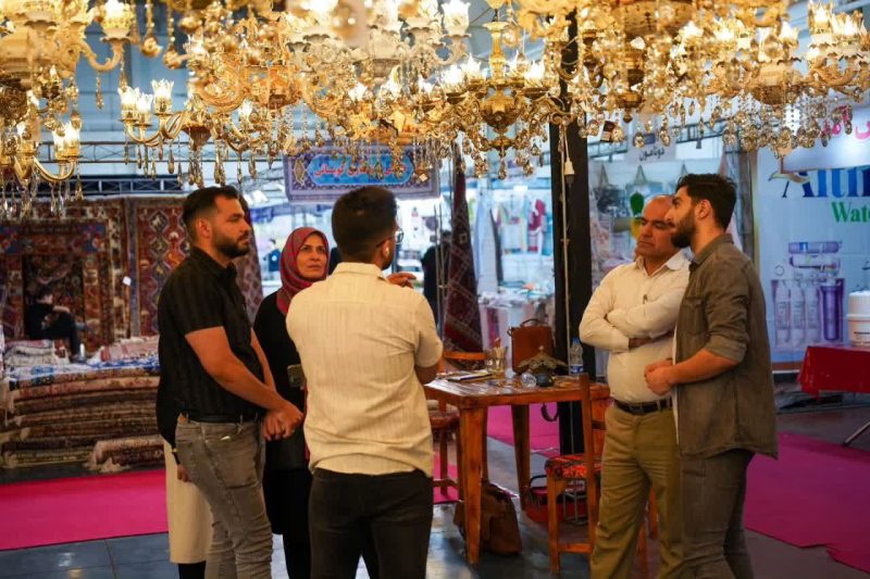 حضور بیش از ۶۰ تولیدی در نمایشگاه ملزومات جهیزیه قزوین 2 IMG 20250427 210835 912