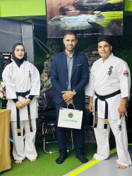 تجلیل باشکوه از زوج ورزشی نامآور پاکدشت در مراسم ارتقای درجه کاراته سبک ماتسوشیما 4 2