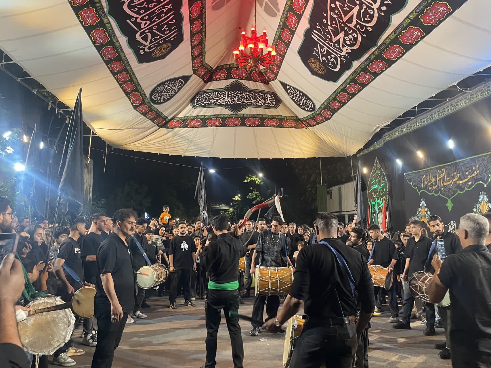 شور عزاداری و همدلی مشهدی ها در آیین «دلدادگان حسینی» 1 IMG 20260624 182726 422