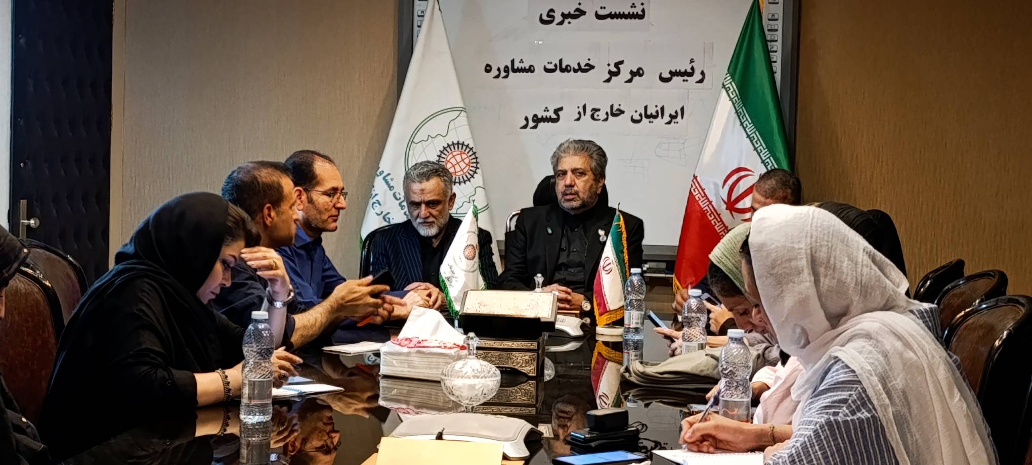 آماده باش ۲۴ ساعته مرکز خدمات مشاوره ایرانیان خارج از کشور در مراسم تشییع رهبر شهید 1 IMG 20260701 155058