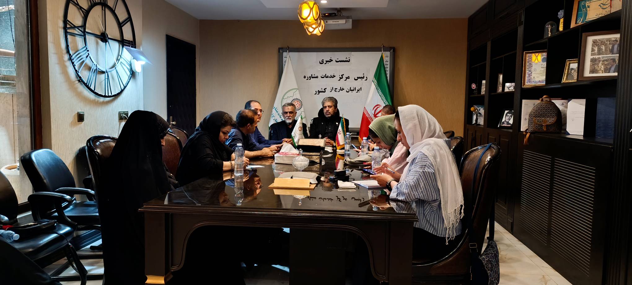 آماده باش ۲۴ ساعته مرکز خدمات مشاوره ایرانیان خارج از کشور در مراسم تشییع رهبر شهید 2 IMG 20260701 155107