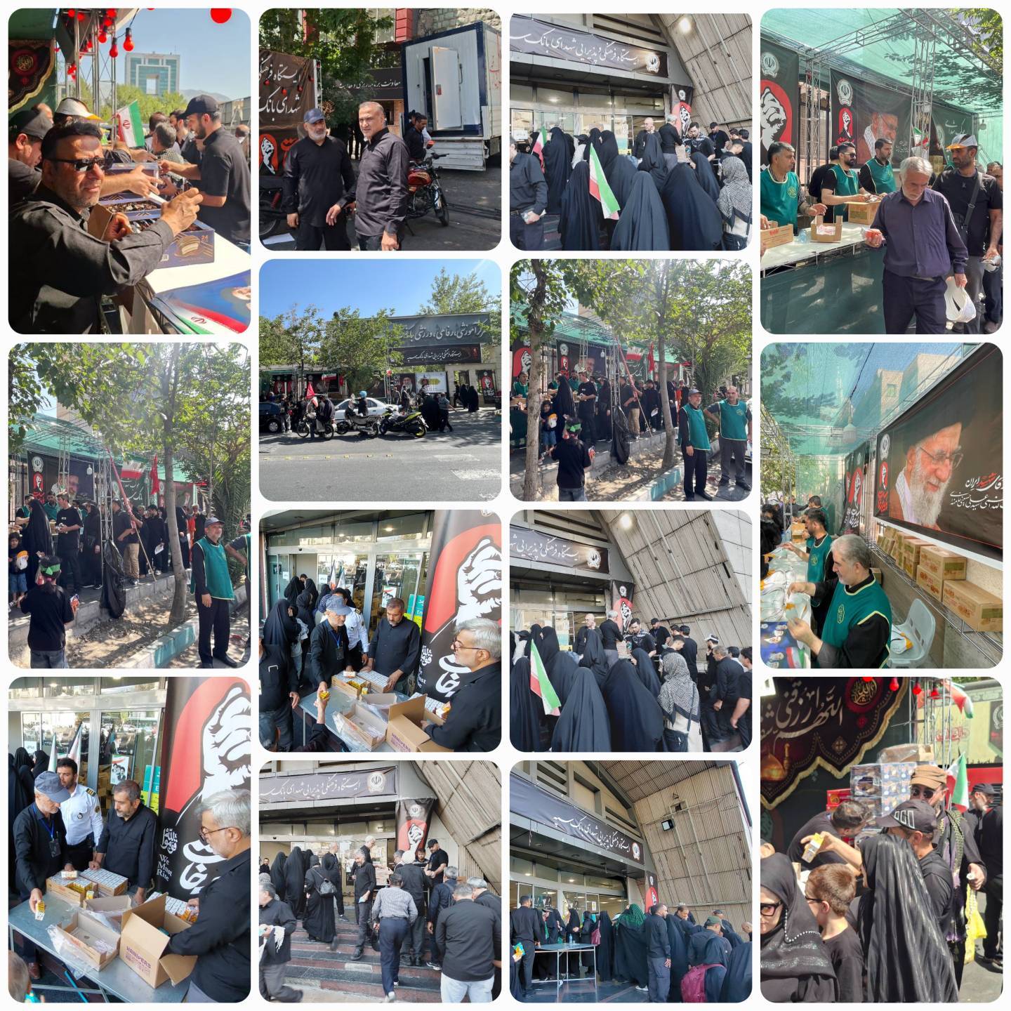 افزایش موکب های بانک سپه در مراسم تشییع پیکر رهبر شهید 1 IMG 20260705 210116