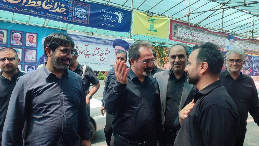 بازدید مدیرعامل هلدینگ صباانرژی از مواکب خدمترسانی به عزاداران 4 IMG 20260705 214419