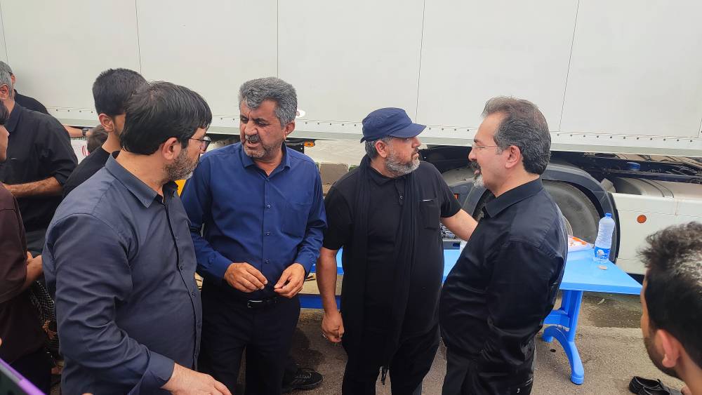 بازدید مدیرعامل هلدینگ صباانرژی از مواکب خدمترسانی به عزاداران 9 IMG 20260705 214447