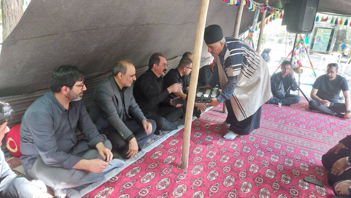 بازدید مدیرعامل هلدینگ صباانرژی از مواکب خدمترسانی به عزاداران 10 IMG 20260705 214453
