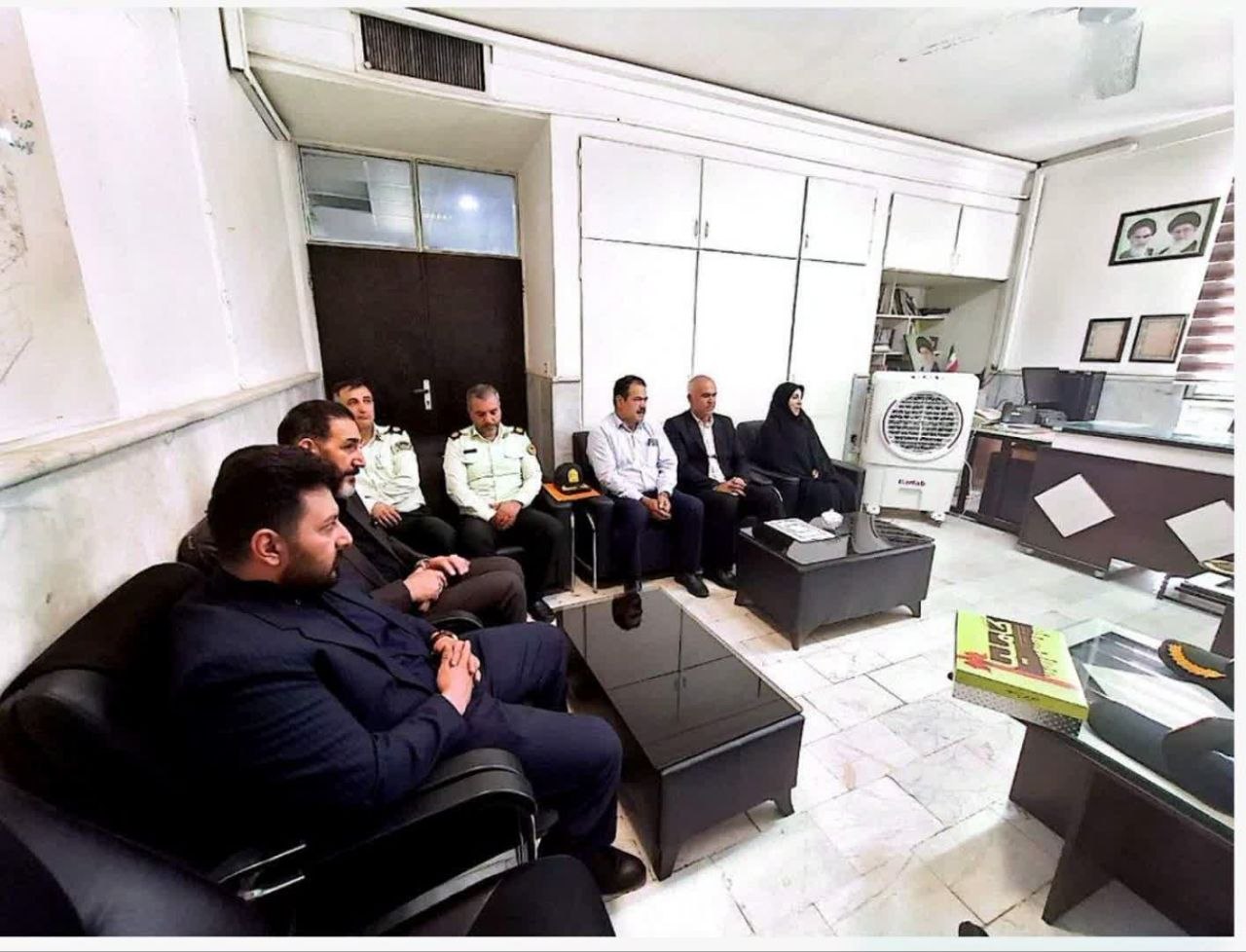 "سرهنگ آقاجانی " رئیس کلانتری ۱۱ الوند شد 4 IMG 20260709 200210 796