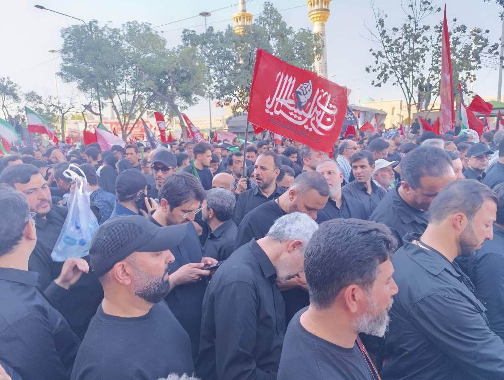 حضور وزیر اقتصاد در آیین تشیع رهبر شهید در مشهد 2 IMG 20260709 231538