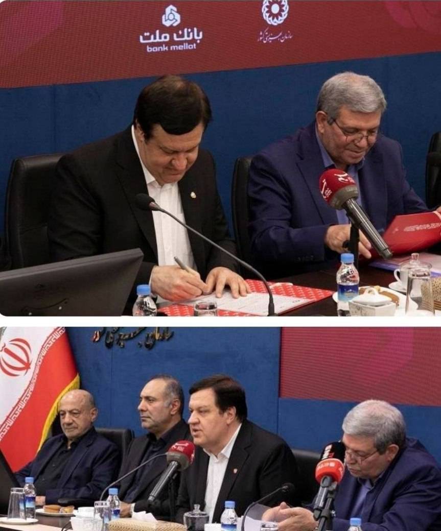 پویش "ملت همدل" به امضای بانک ملت و بهزیستی رسید 1 IMG 20260719 130946