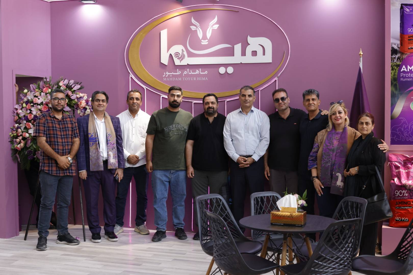 استقبال پرشور صنعتگران دام و طیور از غرفه" هیما "در نمایشگاه شهر آفتاب 2 IMG 20260730 154921