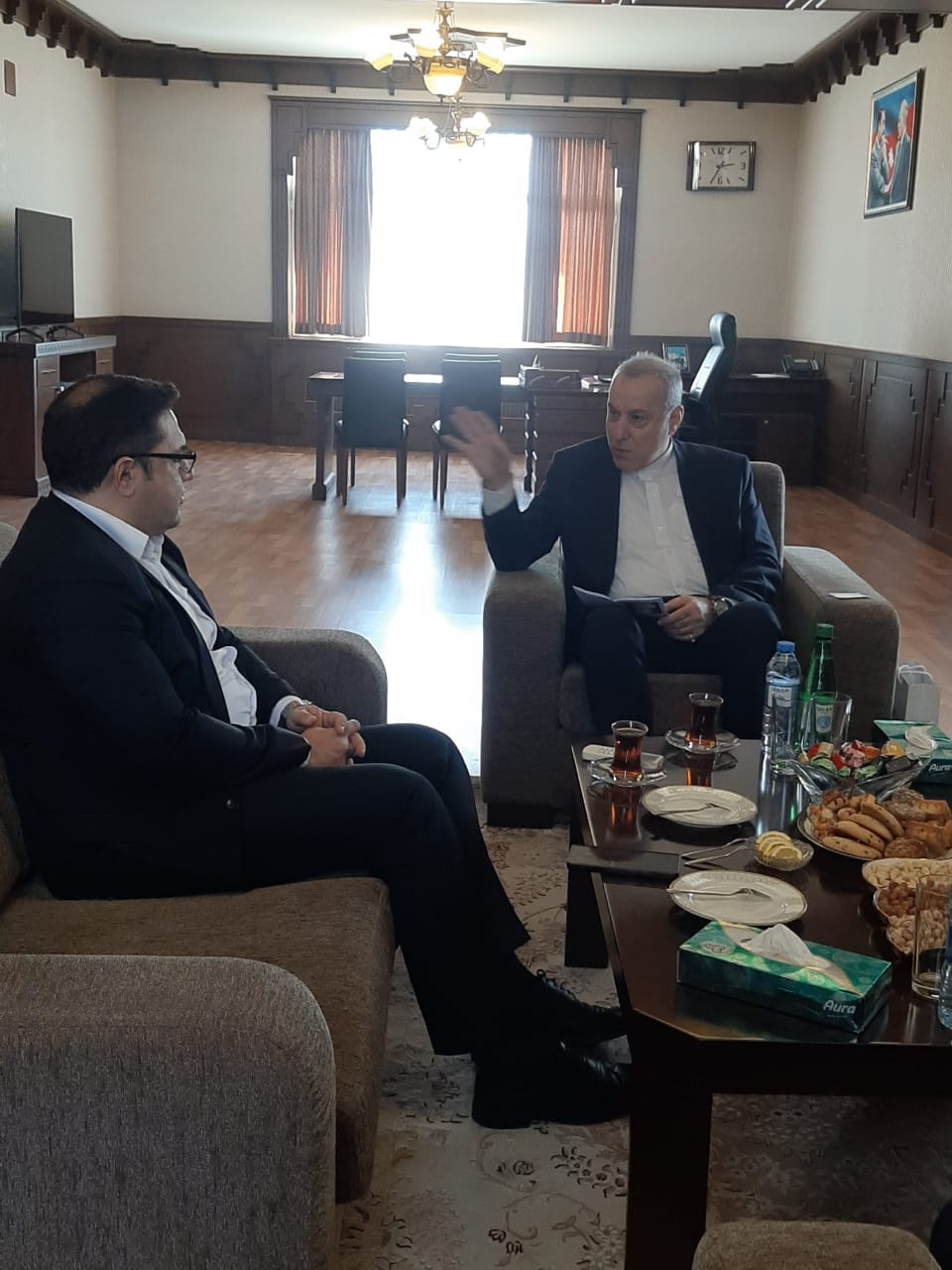 بازدید سرکنسول ایران در نخجوان از کارخانه سیمان ریگس 13 IMG 20260904 WA0413