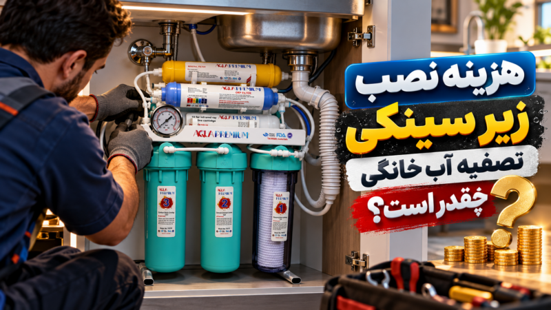 هزینه نصب زیرسینکی تصفیه آب خانگی چقدر است؟